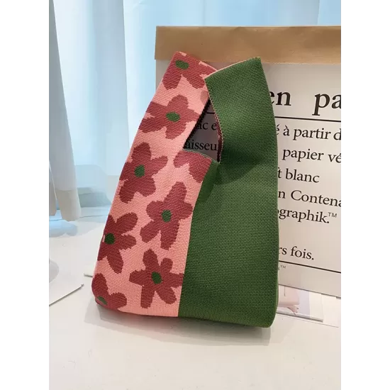 Contrast Color Floral Bags Accessories Handbags Contrast Color Floral Bags Accessories Handbags