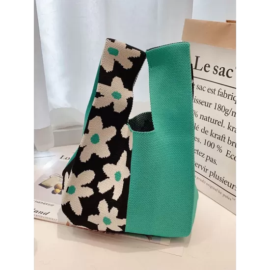 Contrast Color Floral Bags Accessories Handbags Contrast Color Floral Bags Accessories Handbags