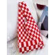 Casual Weave Contrast Color Plaid Bags Accessories Casual Weave Contrast Color Plaid Bags Accessories