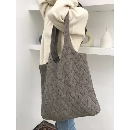Casual Weave Solid Color Bags Accessories Casual Weave Solid Color Bags Accessories