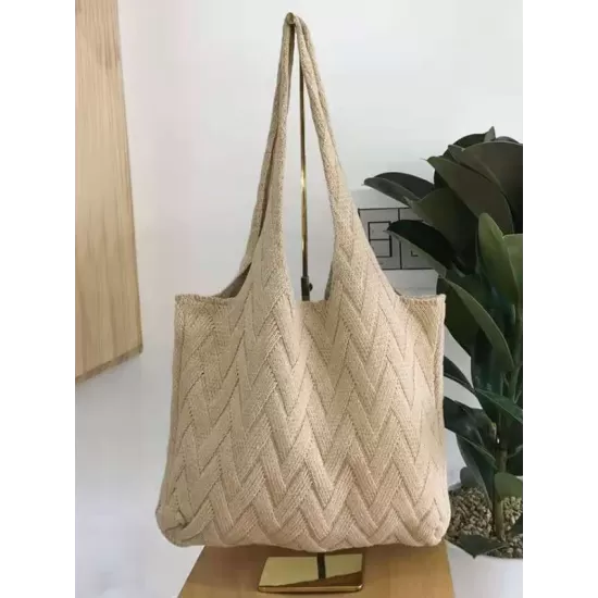Casual Weave Solid Color Bags Accessories Casual Weave Solid Color Bags Accessories