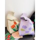 Floral Printed Woven Handbag Bags Accessories Floral Printed Woven Handbag Bags Accessories