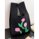 Floral Printed Woven Handbag Bags Accessories Floral Printed Woven Handbag Bags Accessories