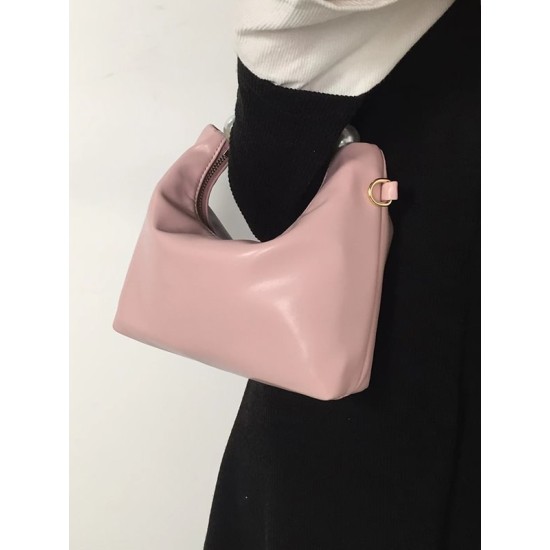 Chains Zipper Pearl Handle The Dumpling Bags Chains Zipper Pearl Handle The Dumpling Bags
