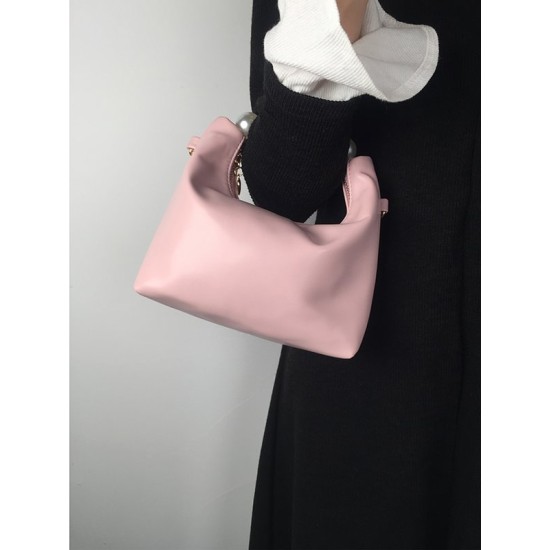 Chains Zipper Pearl Handle The Dumpling Bags Chains Zipper Pearl Handle The Dumpling Bags