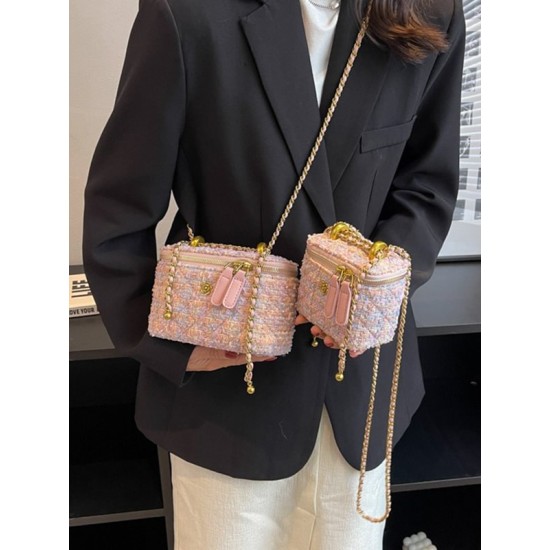 Chains Geometric Zipper Crossbody Bags Bags Accessories Bags Chains Geometric Zipper Crossbody Bags Bags Accessories Bags