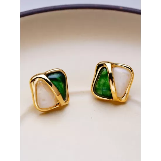 Contrast Color Geometric Earrings Accessories Contrast Color Geometric Earrings Accessories