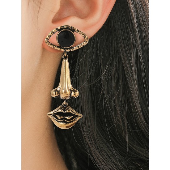 Contrast Color Geometric Earrings Accessories Drop Earrings Contrast Color Geometric Earrings Accessories Drop Earrings