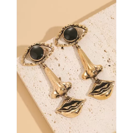 Contrast Color Geometric Earrings Accessories Drop Earrings Contrast Color Geometric Earrings Accessories Drop Earrings