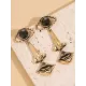 Contrast Color Geometric Earrings Accessories Drop Earrings Contrast Color Geometric Earrings Accessories Drop Earrings