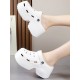 Hollow Sandals Crocs Slippers Platform Shoes Hollow Sandals Crocs Slippers Platform Shoes