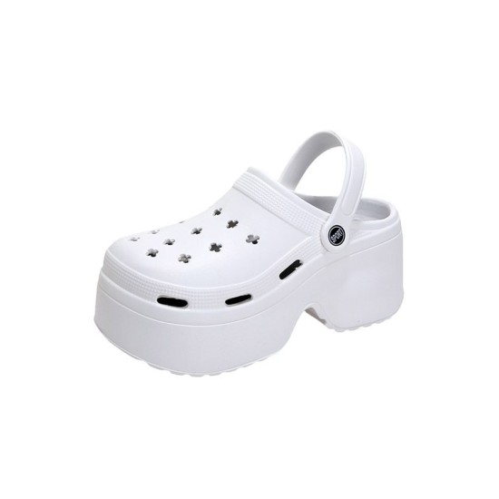 Hollow Sandals Crocs Slippers Platform Shoes Hollow Sandals Crocs Slippers Platform Shoes