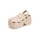 Hollow Sandals Crocs Slippers Platform Shoes Hollow Sandals Crocs Slippers Platform Shoes