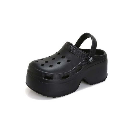 Hollow Sandals Crocs Slippers Platform Shoes Hollow Sandals Crocs Slippers Platform Shoes