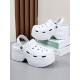 Hollow Sandals Crocs Slippers Platform Shoes Hollow Sandals Crocs Slippers Platform Shoes
