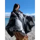Casual Loose Patchwork Shawl&Cloak Casual Loose Patchwork Shawl&Cloak