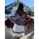 Casual Loose Patchwork Shawl&Cloak Casual Loose Patchwork Shawl&Cloak