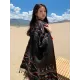 Casual Loose Print Patchwork Shawl&Cloak Casual Loose Print Patchwork Shawl&Cloak