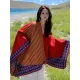 Casual Loose Print Patchwork Shawl&Cloak Casual Loose Print Patchwork Shawl&Cloak