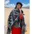Casual Loose Patchwork Shawl&Cloak