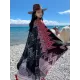 Casual Loose Patchwork Shawl&Cloak Casual Loose Patchwork Shawl&Cloak