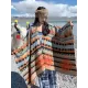 Casual Loose Patchwork Shawl&Cloak Casual Loose Patchwork Shawl&Cloak