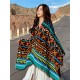 Casual Loose Floral Printed Shawl&Cloak Casual Loose Floral Printed Shawl&Cloak