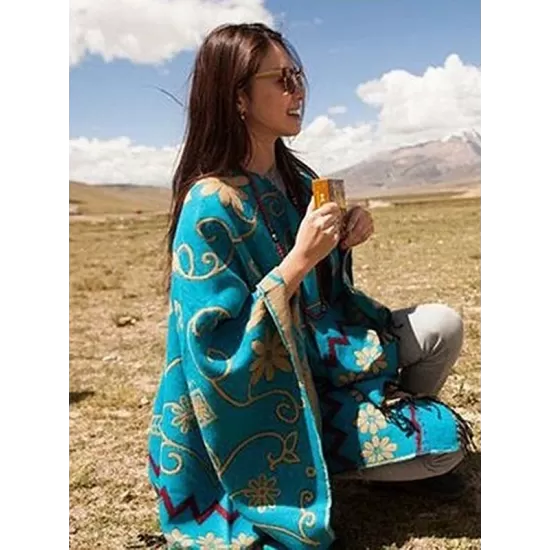 Casual Loose Floral Printed Shawl&Cloak Casual Loose Floral Printed Shawl&Cloak