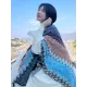 Casual Loose Tasseled Patchwork Shawl&Cloak Casual Loose Tasseled Patchwork Shawl&Cloak
