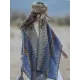 Casual Loose Tasseled Patchwork Shawl&Cloak Casual Loose Tasseled Patchwork Shawl&Cloak