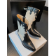 Casual Spike Heels Patchwork Boots Casual Spike Heels Patchwork Boots