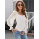Casual Loose Mesh Solid Color U-Neck Bodysuit Casual Loose Mesh Solid Color U-Neck Bodysuit