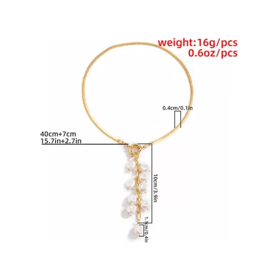 Original Pearl Pendant Geometric Necklace Original Pearl Pendant Geometric Necklace