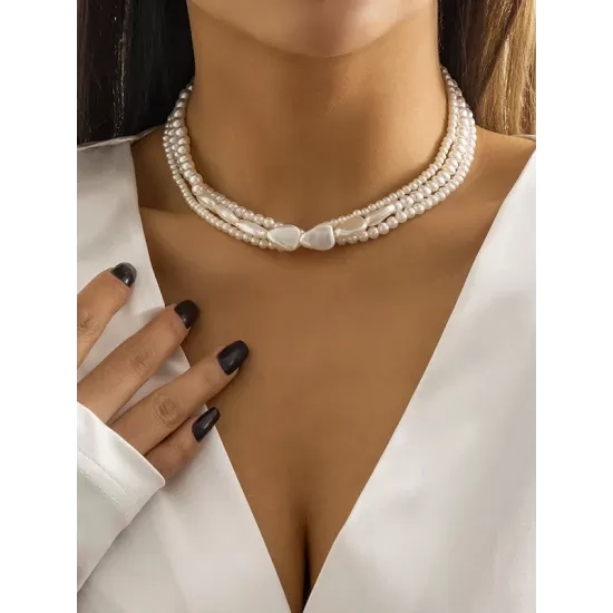 Original Vintage Multi-Layered Pearl Necklace Original Vintage Multi-Layered Pearl Necklace