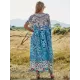 Women's Floral Loose Plus Size Print Dress Women's Floral Loose Plus Size Print Dress