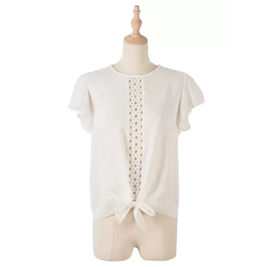 Bohemia Flared Sleeves Solid Color T-Shirt Bohemia Flared Sleeves Solid Color T-Shirt