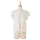 Bohemia Flared Sleeves Solid Color T-Shirt Bohemia Flared Sleeves Solid Color T-Shirt
