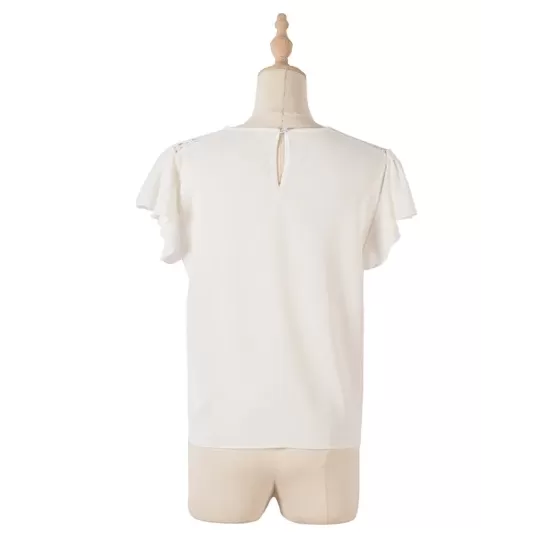 Bohemia Flared Sleeves Solid Color T-Shirt Bohemia Flared Sleeves Solid Color T-Shirt