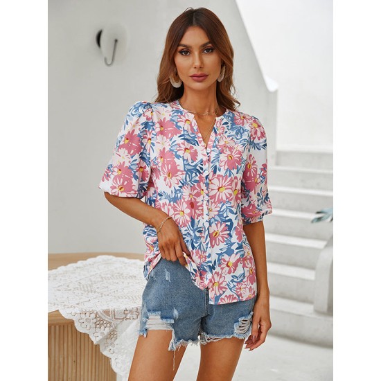 Vacation Buckle Floral T-Shirt Vacation Buckle Floral T-Shirt