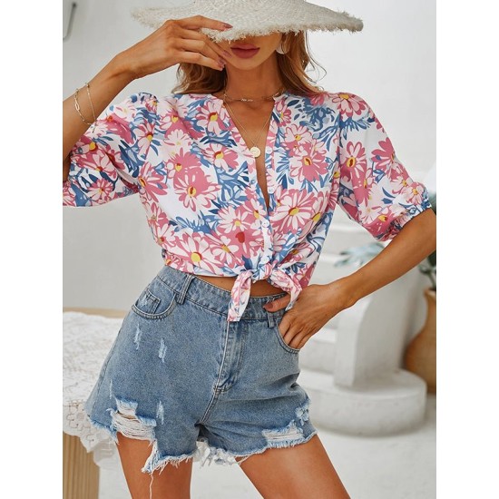 Vacation Buckle Floral T-Shirt Vacation Buckle Floral T-Shirt