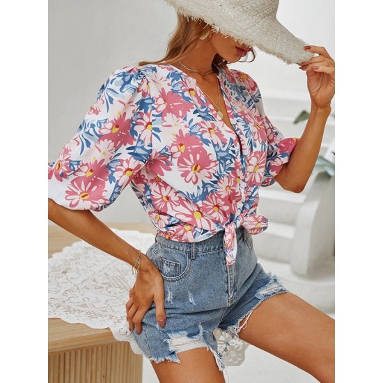 Vacation Buckle Floral T-Shirt Vacation Buckle Floral T-Shirt