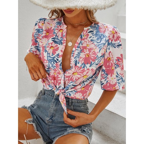 Vacation Buckle Floral T-Shirt Vacation Buckle Floral T-Shirt