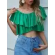 Bohemia Flared Sleeves Solid Color T-Shirt Bohemia Flared Sleeves Solid Color T-Shirt