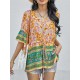 Bohemia Loose Floral Printed T-Shirt Bohemia Loose Floral Printed T-Shirt