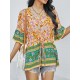 Bohemia Loose Floral Printed T-Shirt Bohemia Loose Floral Printed T-Shirt