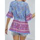 Bohemia Loose Floral Printed T-Shirt Bohemia Loose Floral Printed T-Shirt