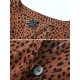 V-Neck Polka Dot Long Flare Sleeves Mini Dress V-Neck Polka Dot Long Flare Sleeves Mini Dress