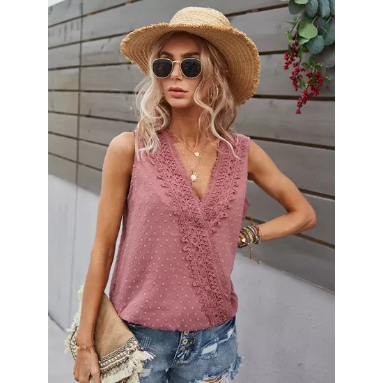 Lace Bohemian Vest Tops Lace Bohemian Vest Tops
