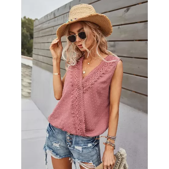 Lace Bohemian Vest Tops Lace Bohemian Vest Tops