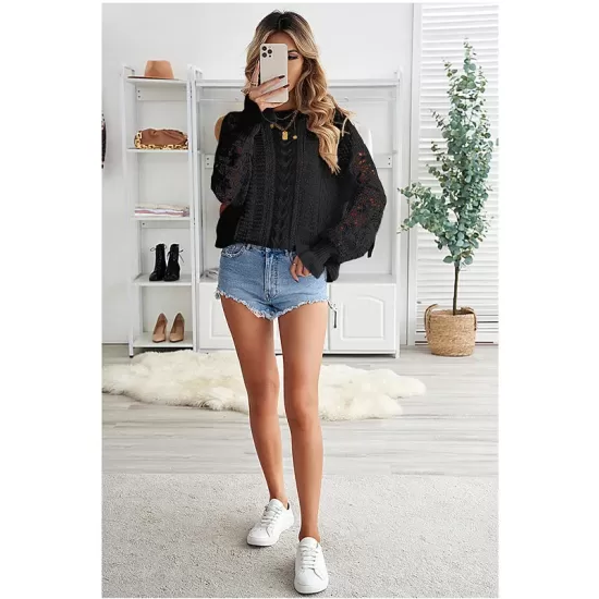 Fashion Crochet Lace Top Fashion Crochet Lace Top